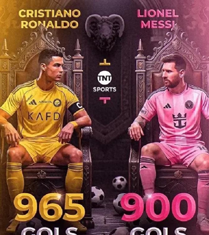 歷史射手王之爭！梅西或反超C羅，2年后將迎1000球里程碑